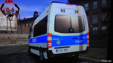 German Police Berliner Polizei Mercedes Sprinter