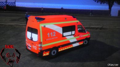 German Ambulance V2 Berliner Feuerwehr