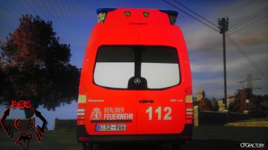 German Ambulance V2 Berliner Feuerwehr