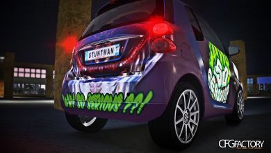 Joker Paintjob for smart 2012