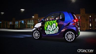 Joker Paintjob for smart 2012