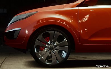 Kia Sportage 2010 Stock Rims [Final]