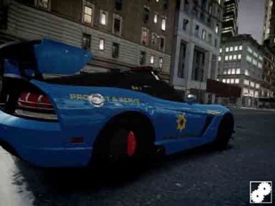 2009 Dodge Viper SRT-10 ACR Police NFS Hot Pursuit