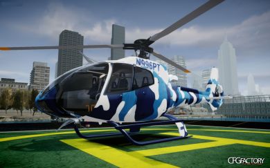 Eurocopter EC130B4 - Blue Camouflage