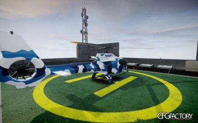 Eurocopter EC130B4 - Blue Camouflage
