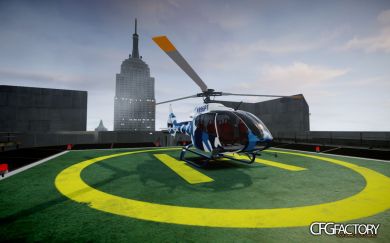 Eurocopter EC130B4 - Blue Camouflage