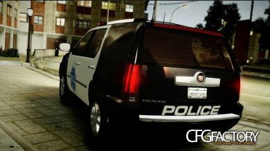 Cadillac Escalade Police V2.0 Final [ELS] and [non
