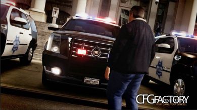 Cadillac Escalade Police V2.0 Final [ELS] and [non