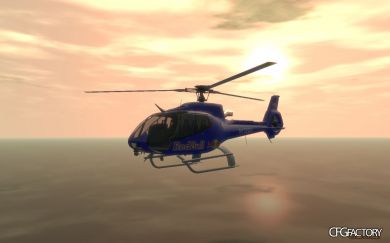 Eurocopter EC130 B4 with Red Bull skin