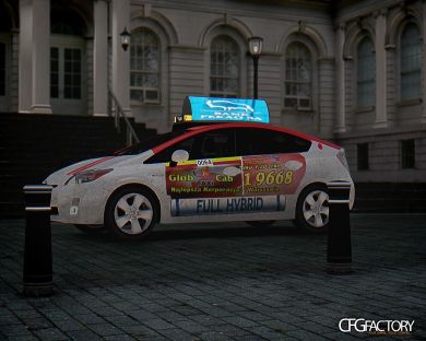 Toyota Prius Polish Taxi Skin - real! Complete Ver