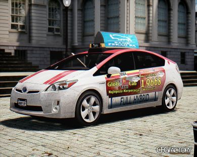 Toyota Prius Polish Taxi Skin - real! Complete Ver