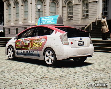 Toyota Prius Polish Taxi Skin - real! Complete Ver