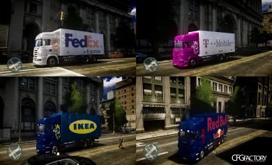 Scania R580 Tandem Textures