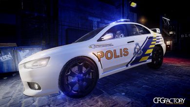 Mitsubishi Evo X Police Car (ELS v6)