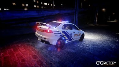 Mitsubishi Evo X Police Car (ELS v6)
