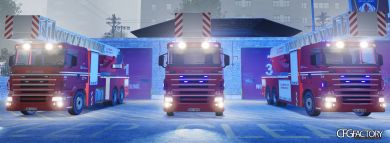 Scania Fire Ladder