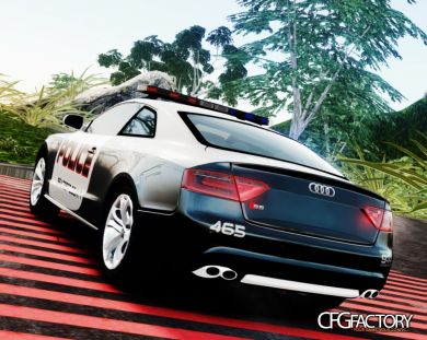 2007 Audi S5 Police