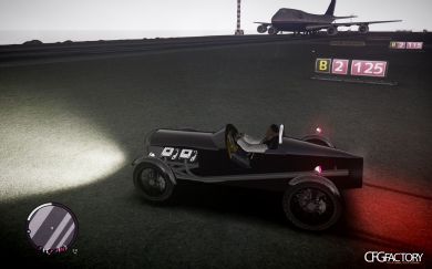 Vintage race car