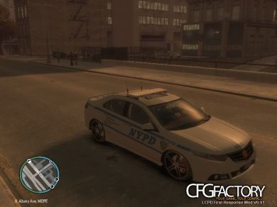 NYPD Honda Accord Type R [City Patrol]