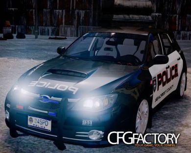 2008 Subaru Impreza WRX STI Police