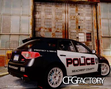 2008 Subaru Impreza WRX STI Police
