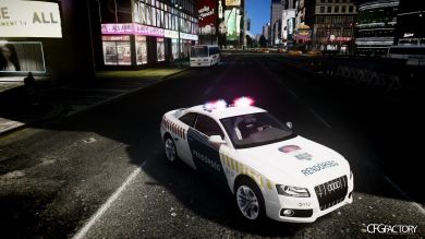 Audi S5 Hungarian Police Car