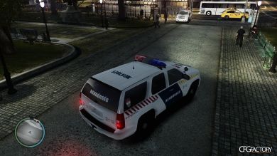 Hungarian Police Tahoe
