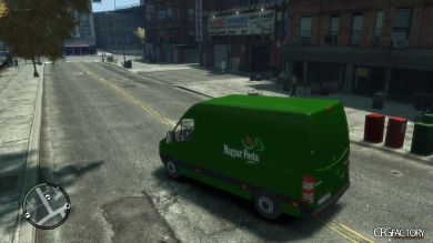 Hungarian Mercedes Sprinter Post Car
