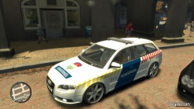 Hungarian Audi Police Car