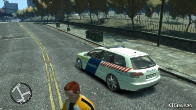 Hungarian Audi Police Car