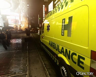 Mercedes Sprinter 2011, Danish Falck Ambulance V1