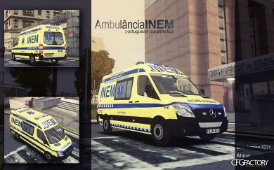 INEM Ambulance (Portuguese Paramedics)