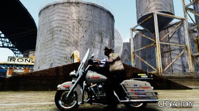 Harley Davidson Indonesian Police Texture