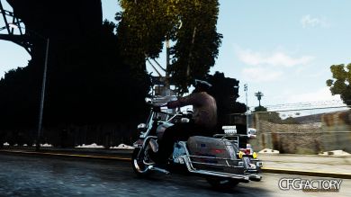Harley Davidson Indonesian Police Texture