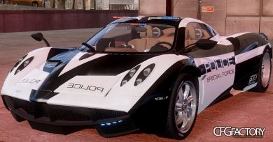 Pagani Huayra Police [ELS+EPM] v1.1