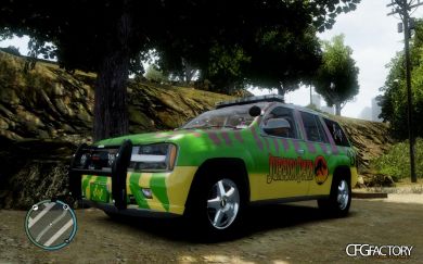 Jurassic Park Safari Car