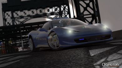 Textures "LC POLICE" for Ferrari 458 Ita