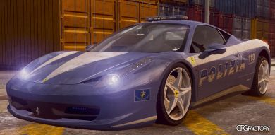 Ferrari 458 Italia - Italian Police v2.0 [ELS]