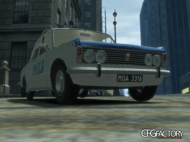 Polski Fiat 125p Milicja