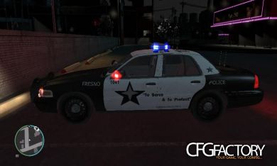 Fresno Police Crown Victoria