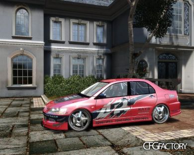 Mitsubishi EVO VIII Drift Tokyo