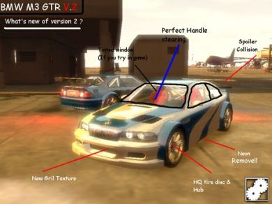 BMW M3 GTR NFS Most Wanted V.2