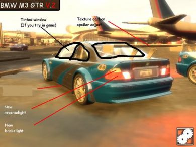 BMW M3 GTR NFS Most Wanted V.2
