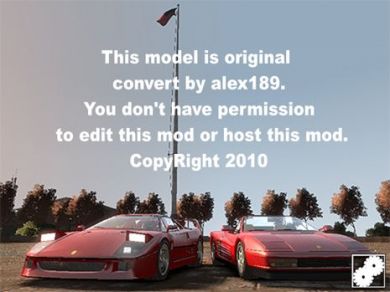 Ferrari Testarossa Spider Custom (Complete)