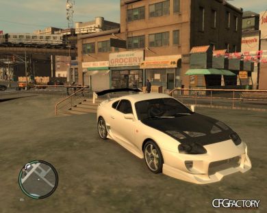 Toyota Supra Black Tuning