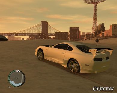 Toyota Supra Black Tuning