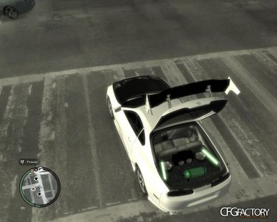 Toyota Supra Black Tuning