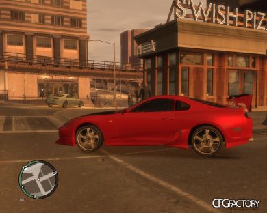 Toyota Supra Black Tuning