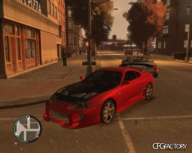 Toyota Supra Black Tuning