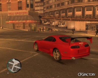 Toyota Supra Black Tuning